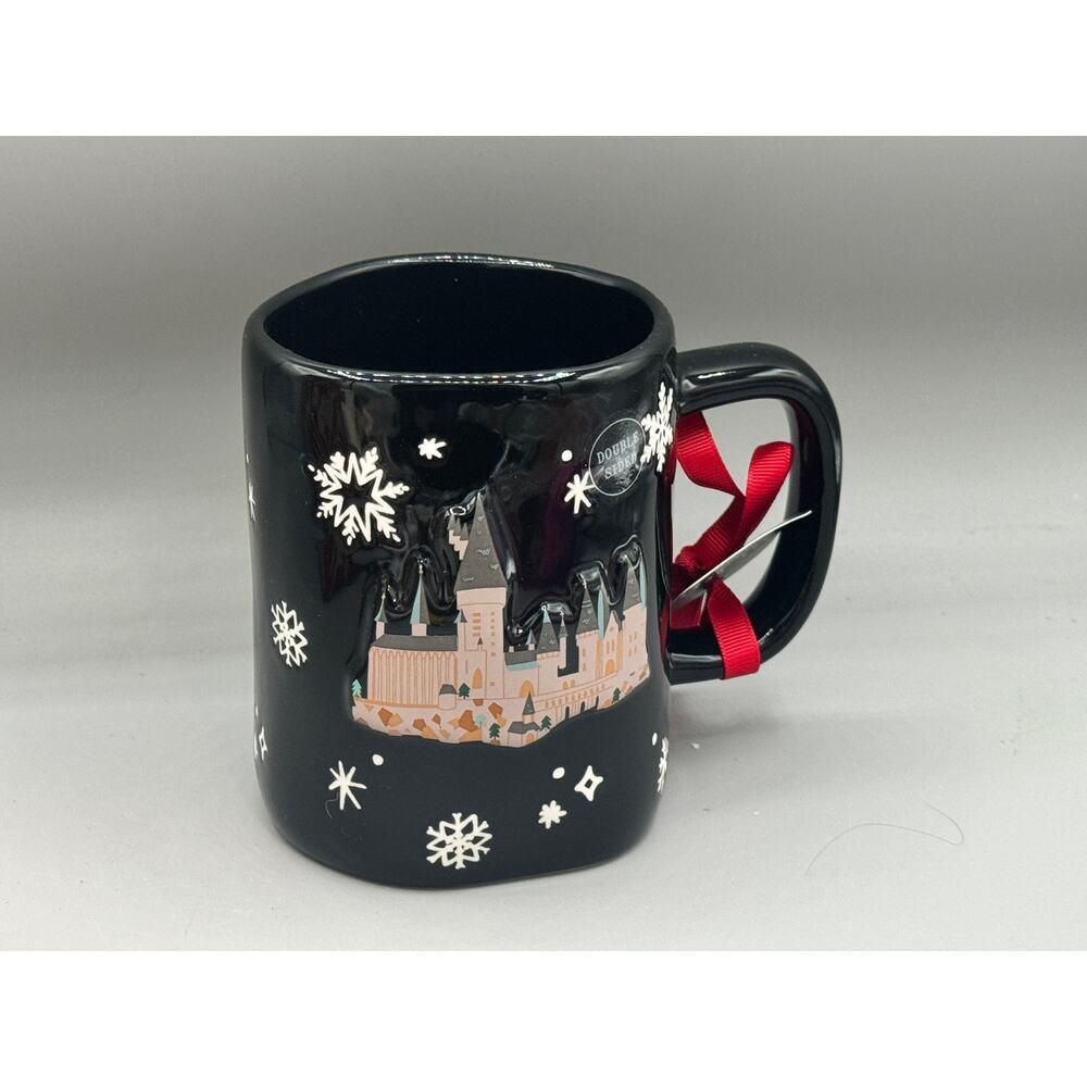 Harry Potter x Rae Dunn "Rather Stay at Hogwart's Christmas" Mug